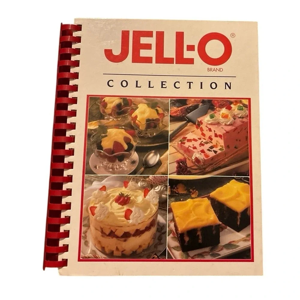 Cookbook Jell-O Collection Spiral Bound Recipes Desserts‎ ISBN 0785379525